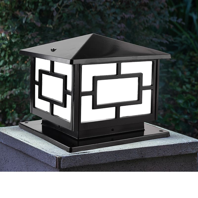 OQ5M bán buôn hàng rào năng lượng mặt trời cột đèn đội đầu ngoài trời - DNT-2021