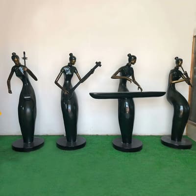 Nhạc sĩ điêu khắc sân ngoài trời trung quốc mận ngoài trời bền đẹp, thân thiệ DTTNT_96