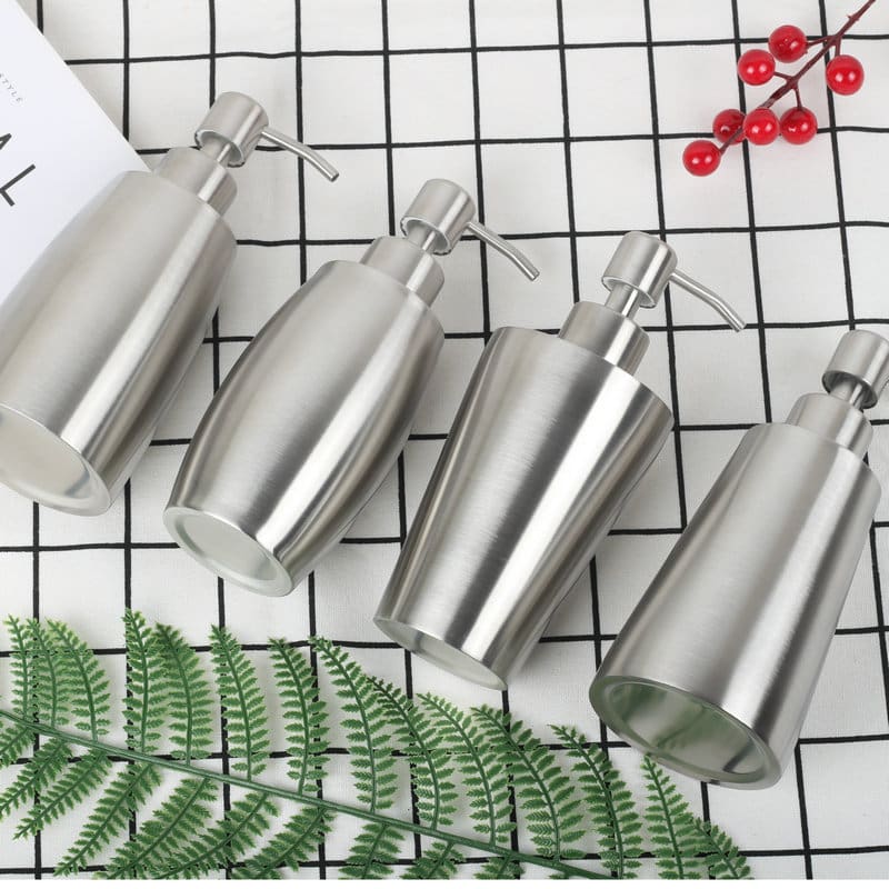 Chai đựng xà phòng hình nón loại bóng đá 304 chất lượng cho khách sạn MRT-230