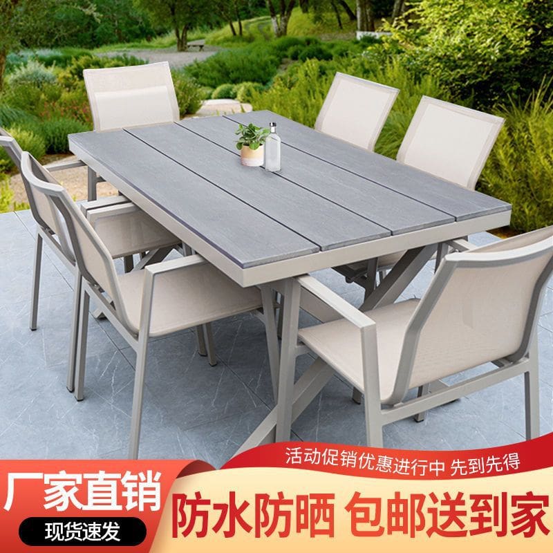 Bộ bàn ghế ngoài trời hiện đại sân ngoài trời ngoài trời bền đẹp, thân thiện  BGSV_1422