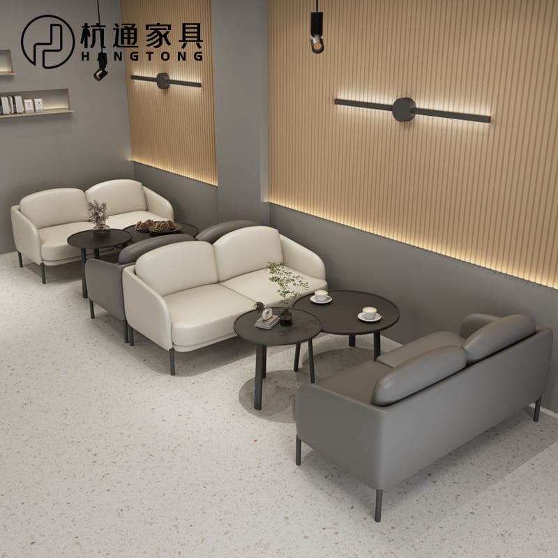 Bàn ghế Quán trà sữa bình thường quán cà phê sofa boong - BGCF-1795