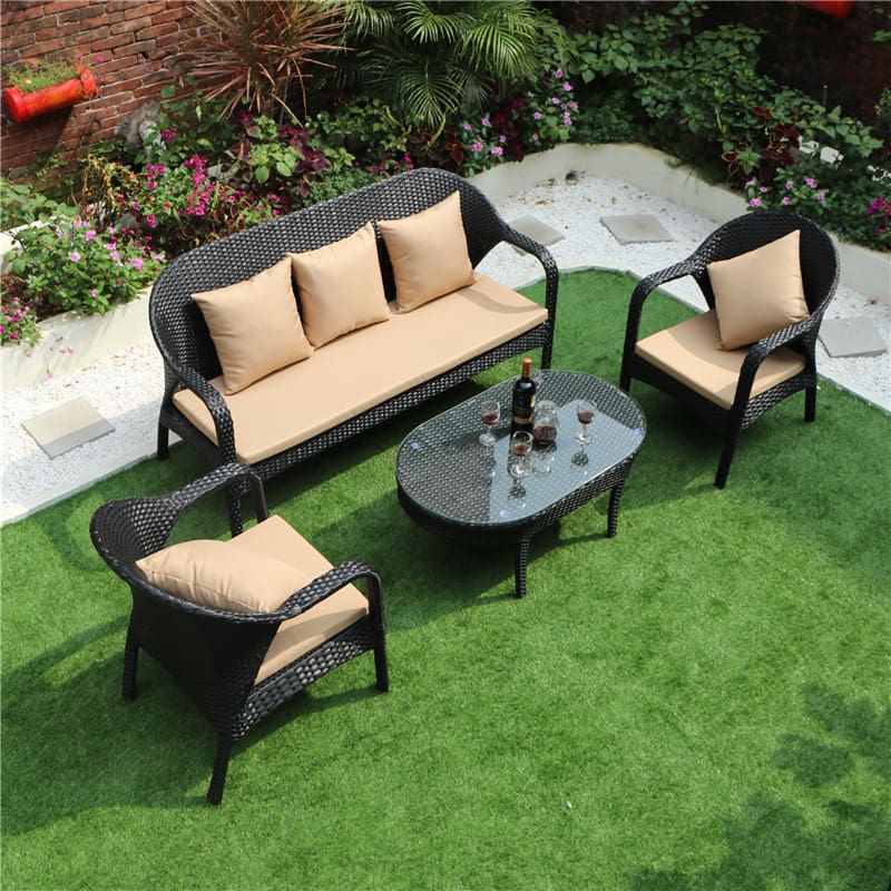 Bàn ghế phong cách châu âu sofa ngoài trời biệt ngoài trời bền đẹp, thân thiệ BGSV_1636