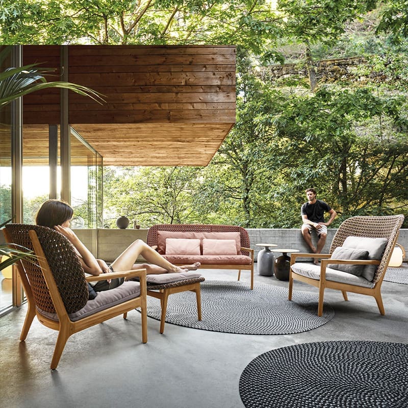 Ngoại thất sân vườn giải trí ngoài trời gỗ tếch ngoài trời bền đẹp, thân thiệ BGSV_486