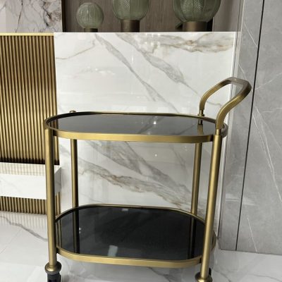 3mle bánh xe đẩy sang trọng lớn xe đẩy nhà chất lượng cho khách sạn DKS-614