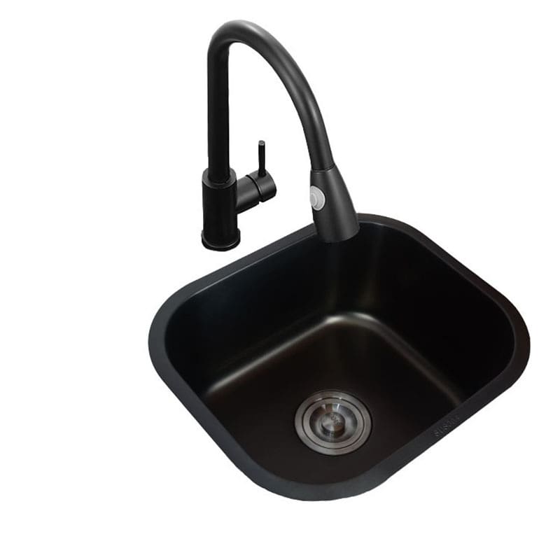 Q683 nano đen thanh bồn rửa nhỏ bồn rửa đơn cao cấp, tiện lợi cho nhà hàng CR CR-314
