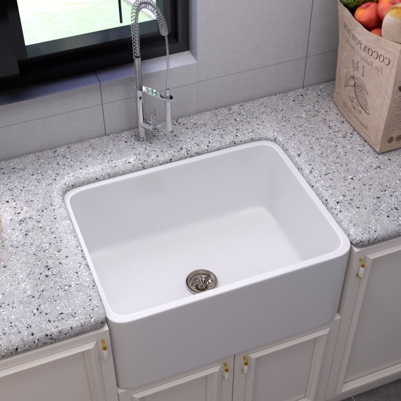 Chậu rửa bằng gốm sứ hai mặt mịn dạng đứng cao cấp, tiện lợi cho nhà hàng CR-275