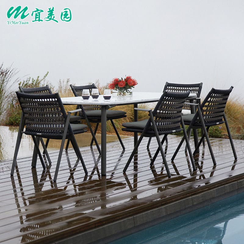 Bàn ghế phong cách châu âu bàn ghế ngoài trời ngoài trời bền đẹp, thân thiện  BGSV_1622