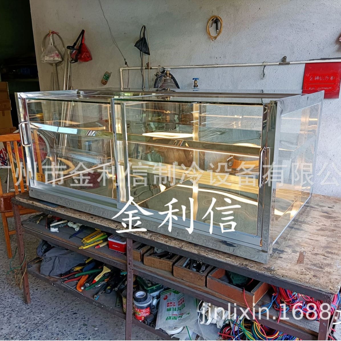 Máy tính để bàn thương mại 2 lớp cửa trượt cao cấp, tiện lợi cho nhà hàng THN THN-395