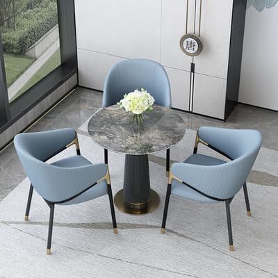 Bàn ghế đàm phán sang trọng nhẹ kiểu Italy ghế nhà hiện đại - BGCF-97