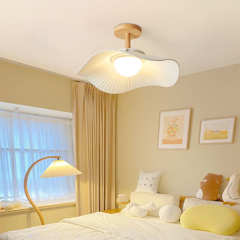 Phòng Ngủ Đèn Bắc Âu B&B Cá Tính Sáng Tạo Mũ Rơm Đèn Ốp - DTN-718