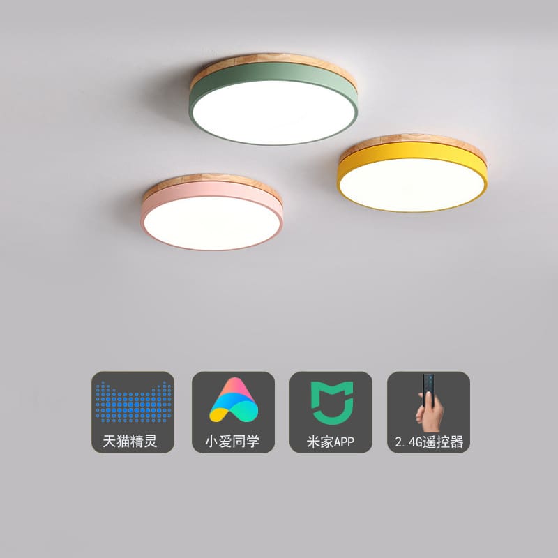 Macaron tròn phòng ngủ đèn Internet nổi tiếng hiện đại đơn - DTN-690