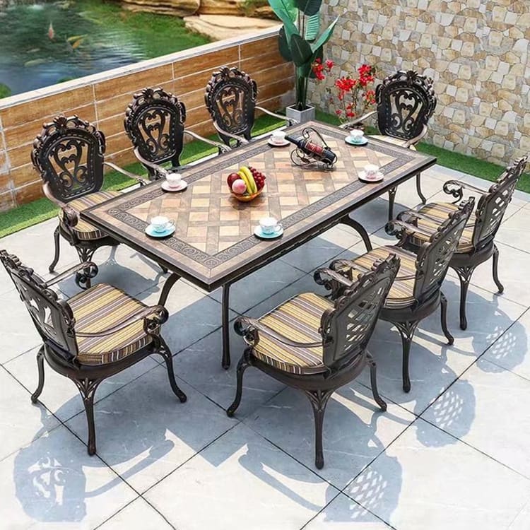 Bàn ghế sân vườn ngoài trời giải trí bàn ghế ngoài trời bền đẹp, thân thiện m BGSV_1681