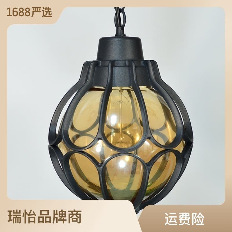 Đèn Bóng Chống Gỉ Đèn Chùm Retro Ngoài Trời Chống Mưa Đèn Sân Vườn Nh - DNT-1248