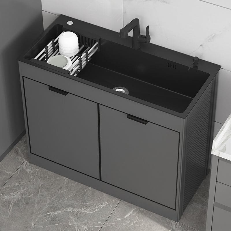 Haojia bồn rửa chén inox chậu rửa lớn đơn khe cao cấp, tiện lợi cho nhà hàng  CR-200