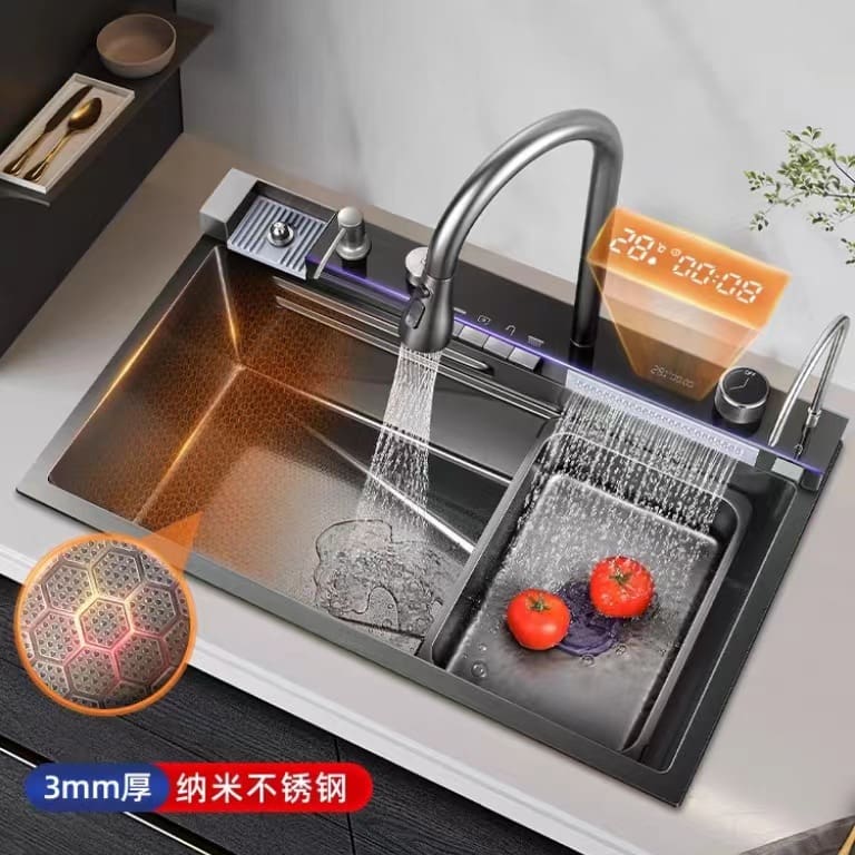 Bồn rửa nhà bếp màn hình hiển thị kỹ thuật cao cấp, tiện lợi cho nhà hàng CR-41