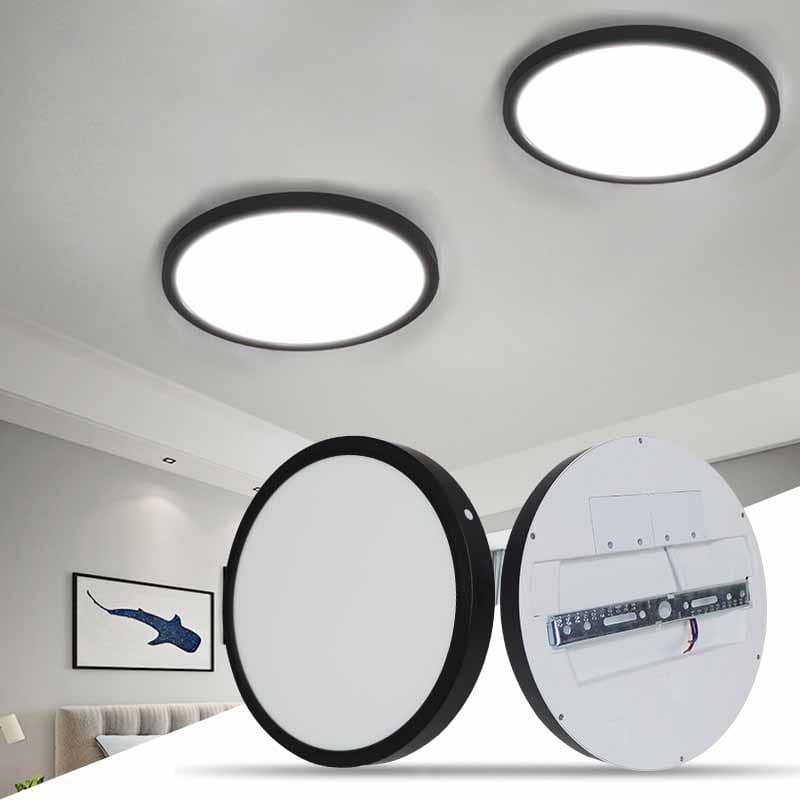 Đèn LED Siêu Mỏng Ốp Trần Đơn Giản Màu Ba Chống Đèn Lối Vào - DTN-1134