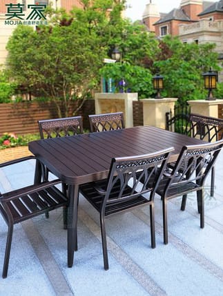 Bàn ghế mojia ngoài trời bàn ghế biệt thự sân ngoài trời bền đẹp, thân thiện  BGSV_1581