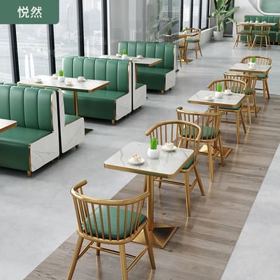 Bàn ghế Cửa hàng trà sữa Bàn ghế Net Red Nhà hàng Món tráng - BGCF-242