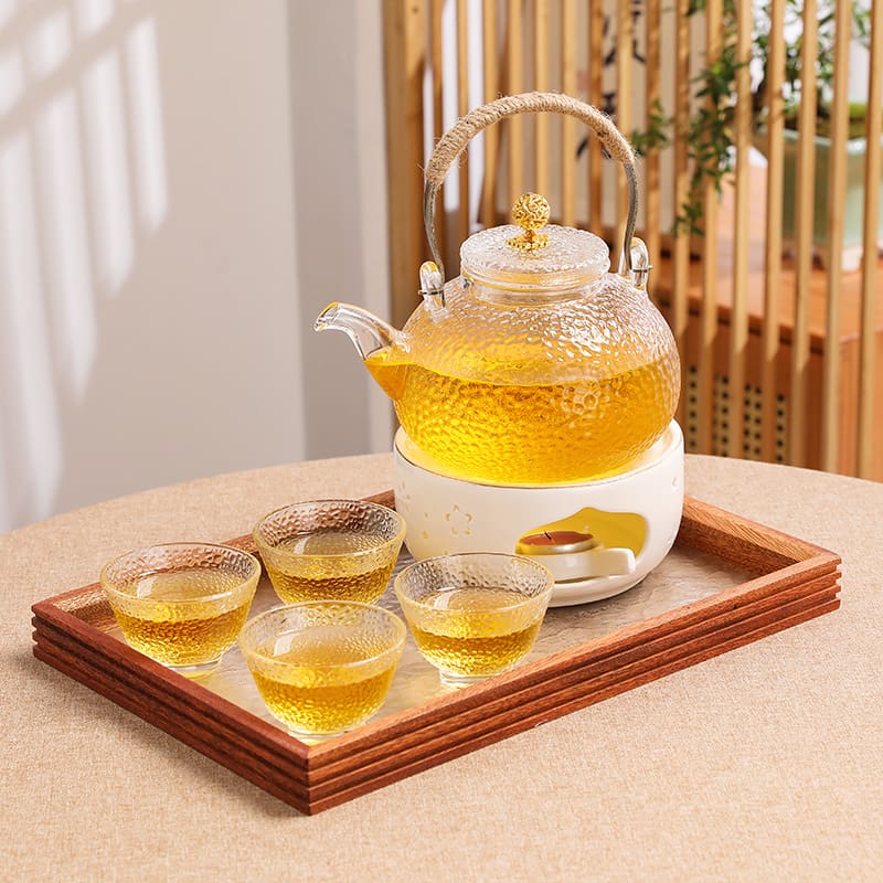 Ấm trà hoa quả bằng thủy tinh chịu nhiệt 1vpk cao cấp, tiện lợi cho nhà hàng  BN-468