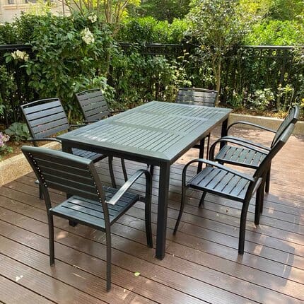 Bàn ghế ngoài trời sân ngoài trời giải trí sân ngoài trời bền đẹp, thân thiện BGSV_1037