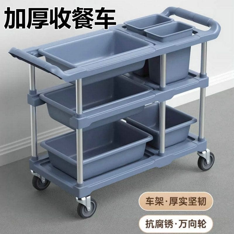 Xe đẩy ăn, xe phục vụ nhà hàng, xe đẩy chất lượng cho khách sạn DKS-677
