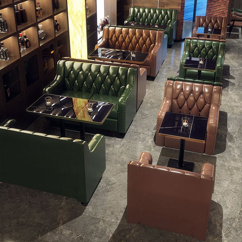 Bàn ghế Thanh Sofa Trong Thanh Bistro Thịt Nướng Ghế Cafe - BGCF-1257