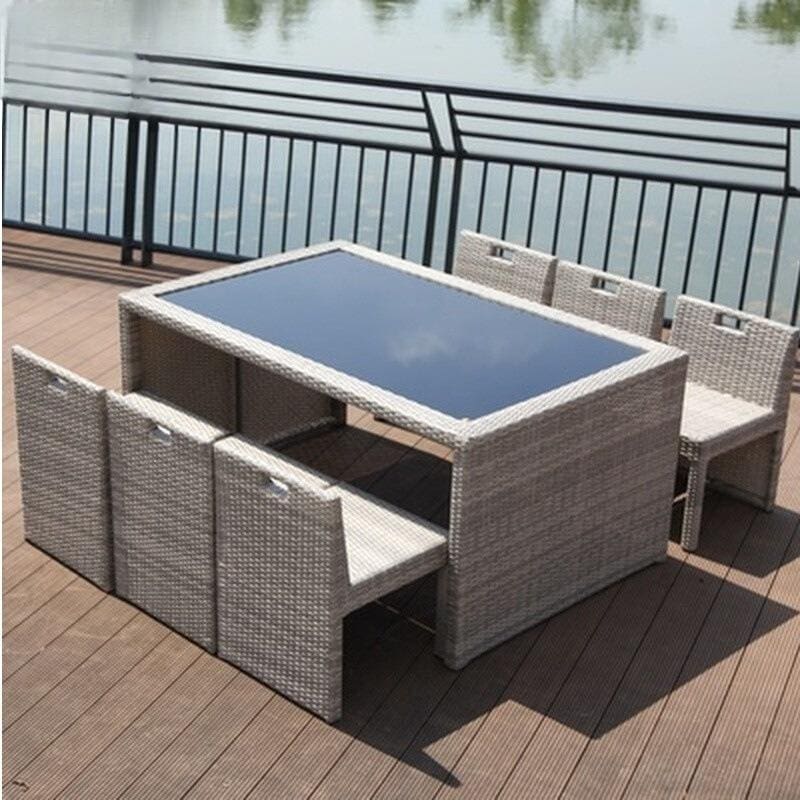 Bàn ghế sân ban công biệt thự bàn ghế ngoài ngoài trời bền đẹp, thân thiện mô BGSV_1642