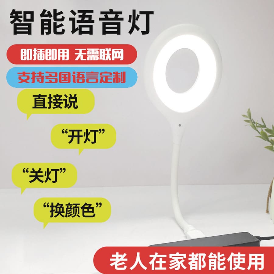 Tiếng Trung Và Tiếng Anh USB Thông Minh Giọng Nói Nhỏ Đèn Bàn Ngôn Ngữ - DDB-774