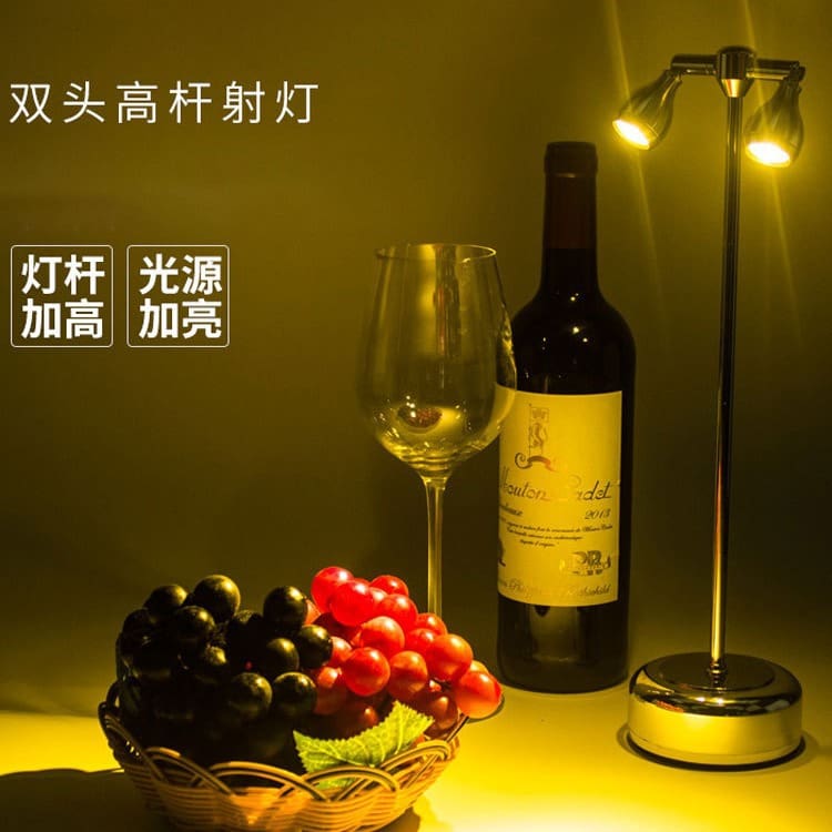 Đèn LED sạc thanh để bàn bầu không khí ánh sáng tiêu điểm rõ ràng bầu - DDB-817
