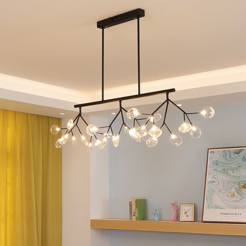 Quán Cà Phê Thanh Cửa Hàng Quần Áo Đèn Chùm Thủy Tinh Nhánh Cây Đèn Đo - DC-1008