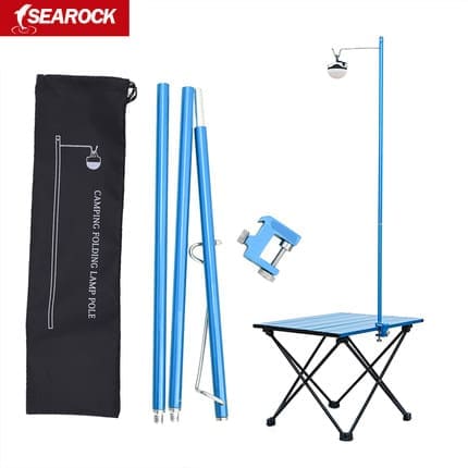 Đèn Hợp kim nhôm cột Đèn cắm trại ngoài trời di động Đèn gấp treo tự l - DNT-322