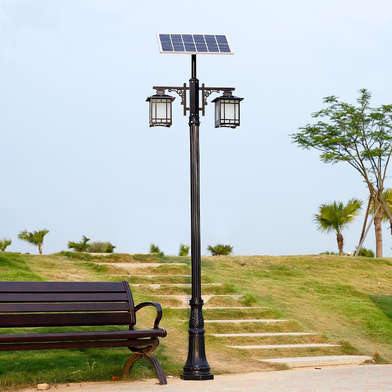 Đèn năng lượng mặt trời chiếu sáng sân vườn siêu sáng, tiết kiệm điện - DNT-1543