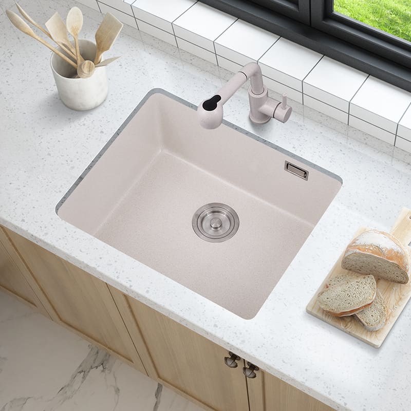 Of9d thanh ban công đá thạch anh vuông nhỏ bồn cao cấp, tiện lợi cho nhà hàng CR-304