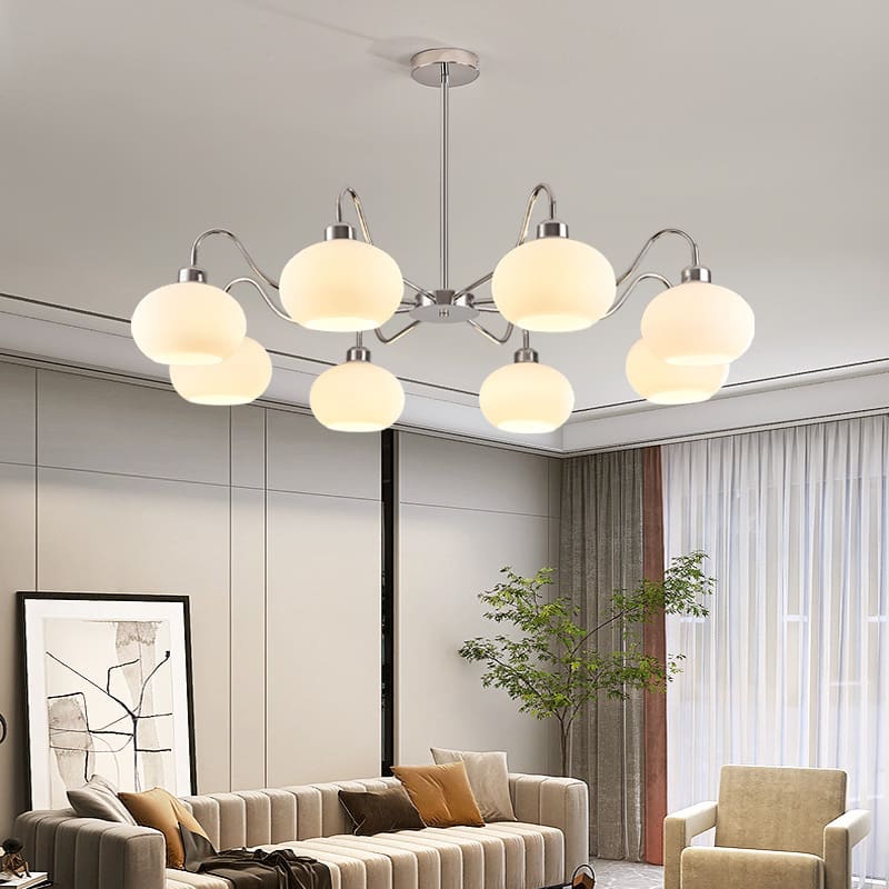 Bắc Âu Đèn Chùm Phòng Khách Bauhaus Sáng Tạo Hồng Hội Trường Đèn Chính - DC-836