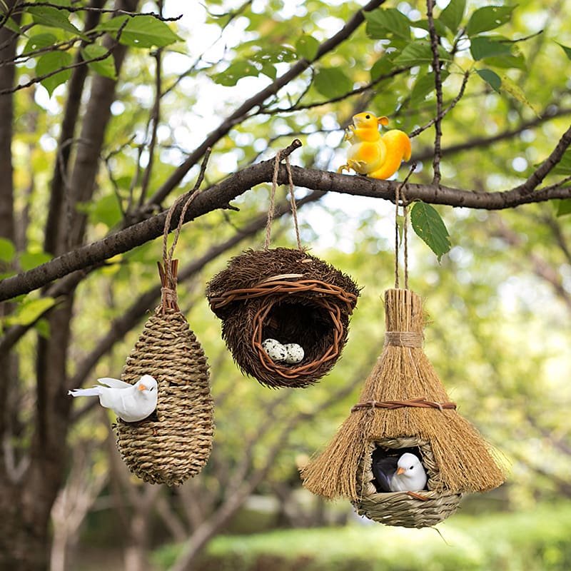 F2cz tổ chim trang trí góc tự nhiên mẫu giáo ngoài trời bền đẹp, thân thiện m nan