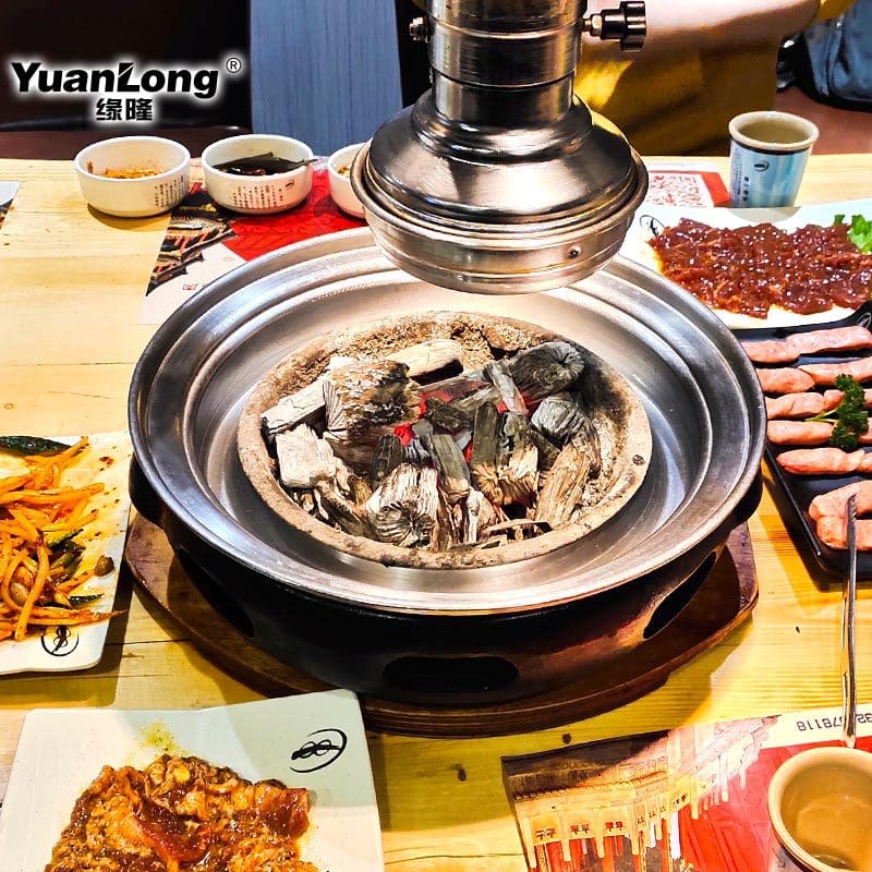 36y7 hàn quốc than nướng thương mại gang than nướng cao cấp, tiện lợi cho nhà BN-753