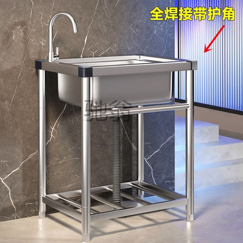 Bồn rửa nhà bếp thương mại s2h chậu rửa inox cao cấp, tiện lợi cho nhà hàng C CR-514