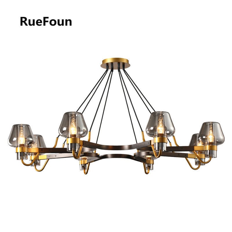Đèn chùm tối giản hậu hiện đại Bắc Âu cá tính sáng tạo nghệ thuật phòn - DC-1058