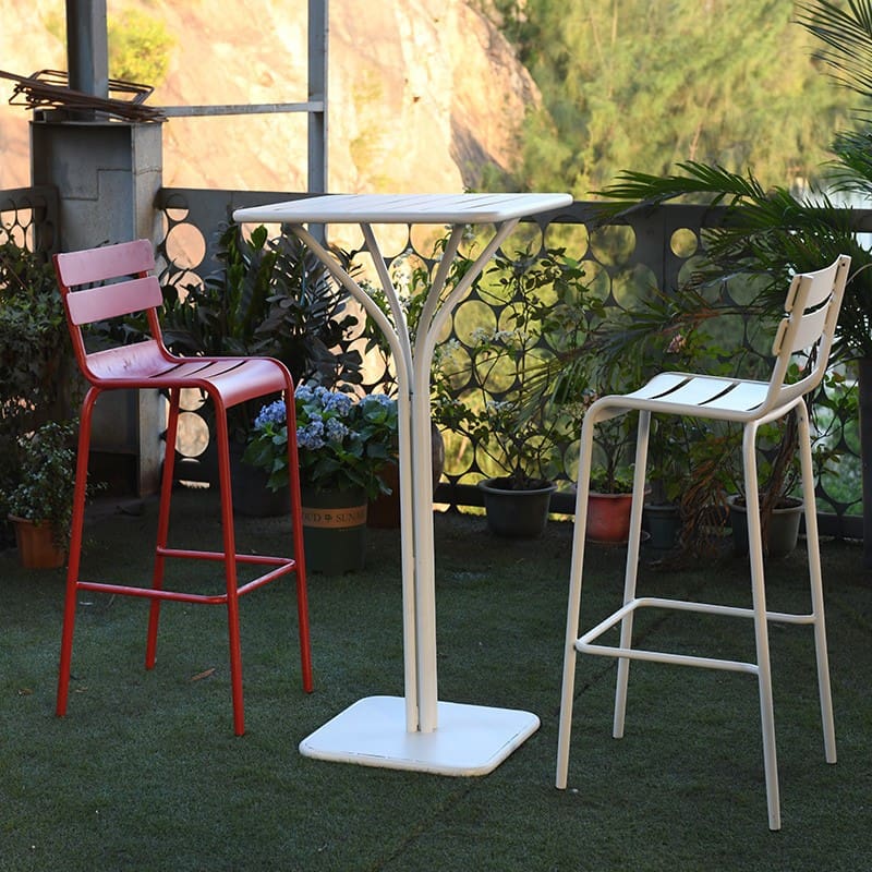 Bàn ghế Giải trí ngoài trời Bàn ghế sắt rèn đơn giản sân - BGCF-989