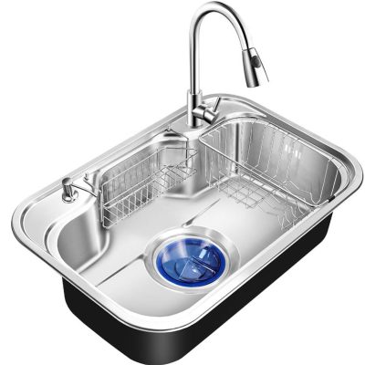 Bán buôn chậu rửa inox 304 phong cách nhật bản cao cấp, tiện lợi cho nhà hàng CR-90
