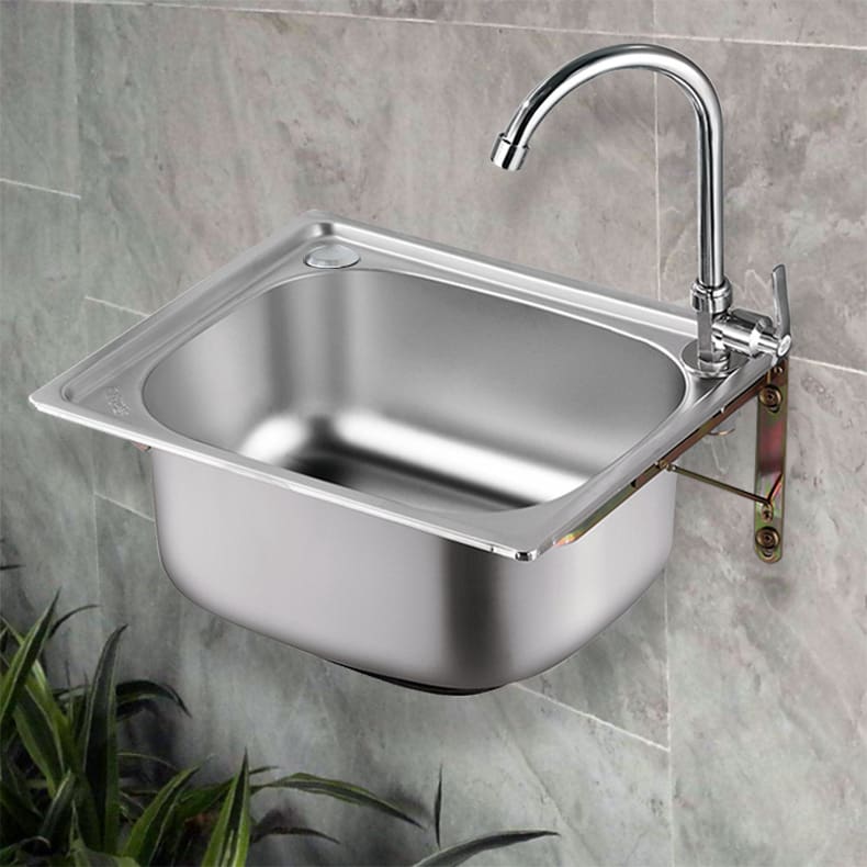 Nhỏ đơn khe cắm bồn rửa chén bằng thép không cao cấp, tiện lợi cho nhà hàng C CR-38
