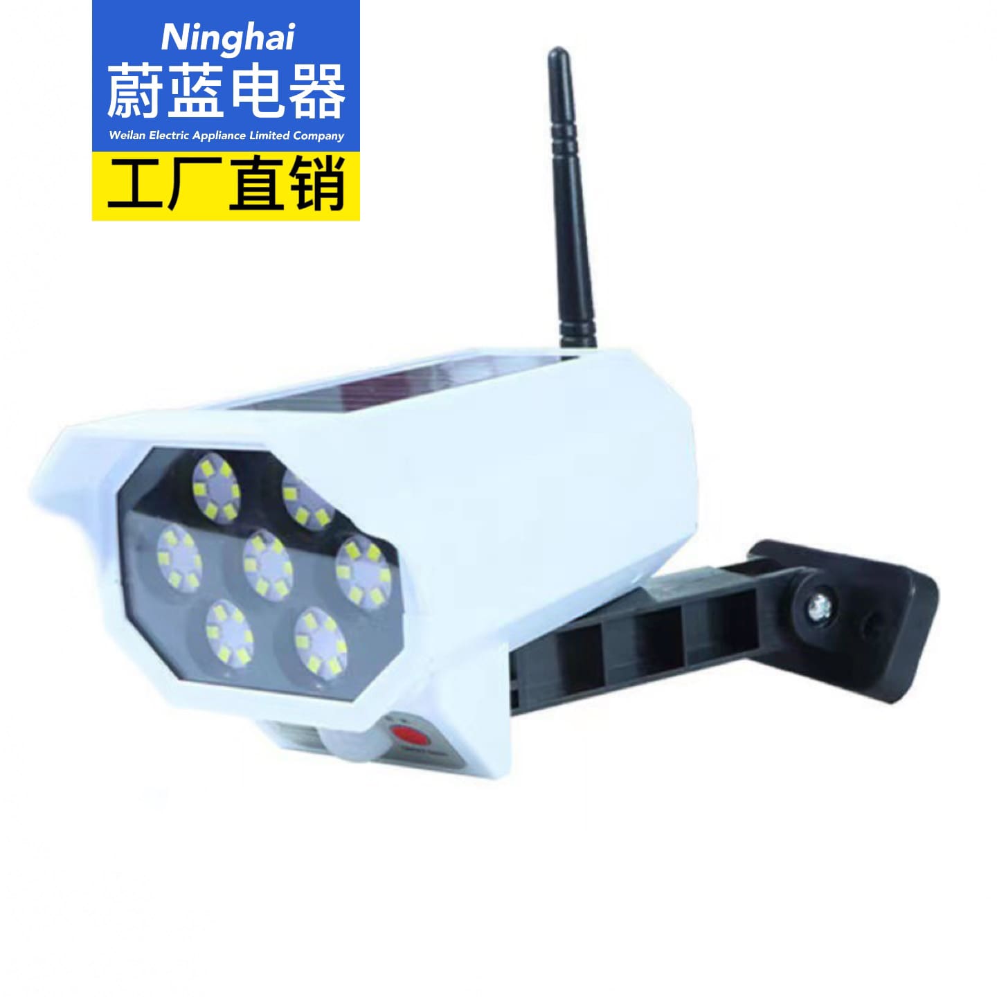 Camera giám sát mô phỏng năng lượng mặt trời mới sân vườn đèn đường t - DNT-1324