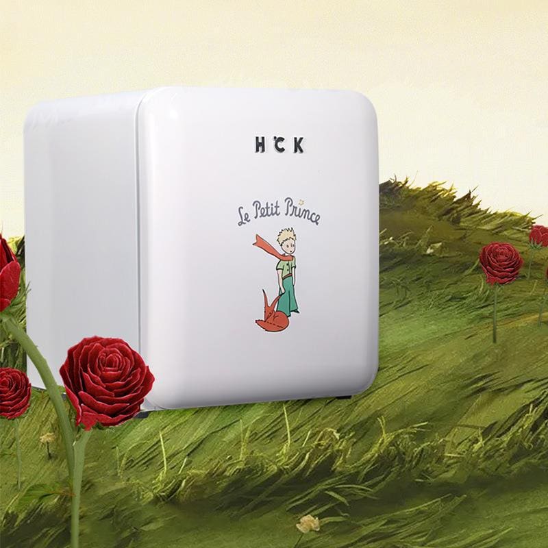 Hck husky tủ lạnh retro hoàng tử bé tủ lạnh chất lượng cho khách sạn MNB-589