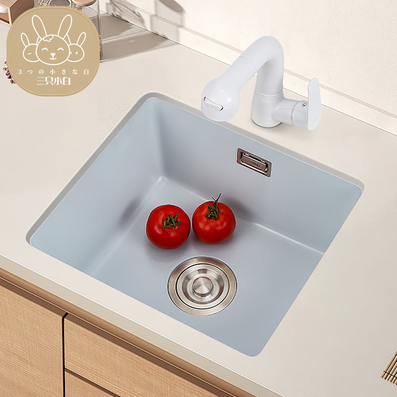 S228 bồn rửa bằng đá thạch anh bồn rửa đơn cao cấp, tiện lợi cho nhà hàng CR-112