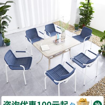 Bàn ghế sân vườn, thiết kế hiện đại nhập khẩu ngoài trời bền đẹp, thân thiện  BGSV_1352