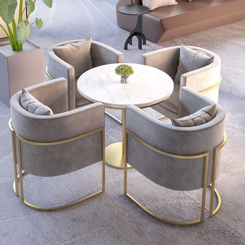 Bàn ghế Văn phòng bán hàng Lễ tân thương lượng Bàn ghế Khu - BGCF-942