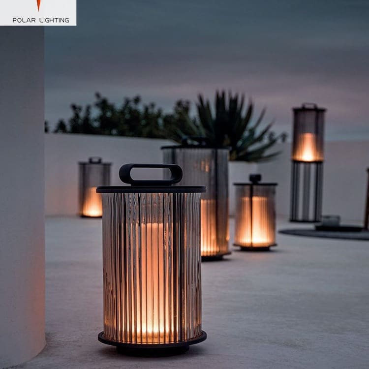 Đèn sàn sân không khí cảnh quan đèn hiện đại đơn giản năng lượng mặt - DNT-1858