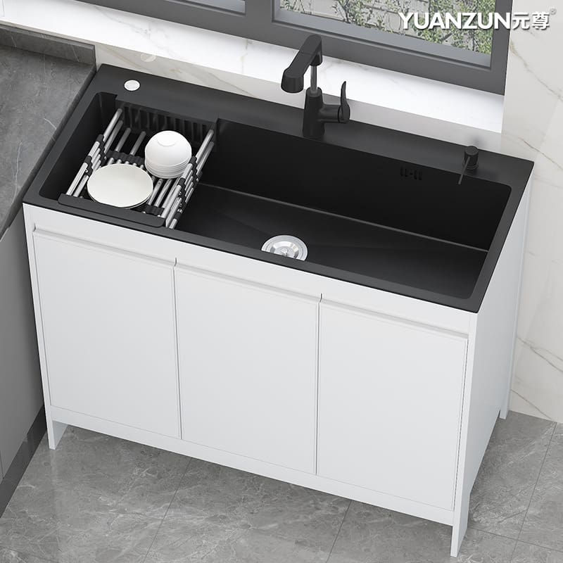 Bồn rửa rau củ inox đơn bồn rửa ban công cao cấp, tiện lợi cho nhà hàng CR-216