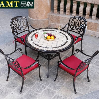 Bộ bàn ghế ngoài trời sân vườn ban công thư ngoài trời bền đẹp, thân thiện mô BGSV_1444