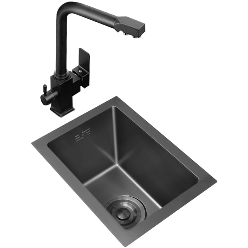 88pd bán buôn thanh nano đen bồn rửa nhỏ nhỏ cao cấp, tiện lợi cho nhà hàng C CR-164